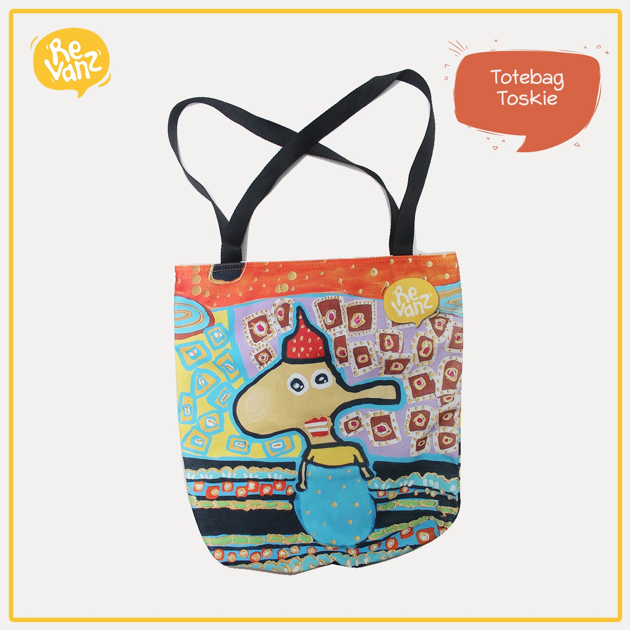 TOTE BAG "TOSKIE" - PO via WA