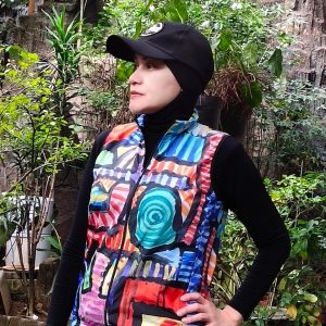 Cycling Vest "Swirl" No Hoodie - PO Via WA