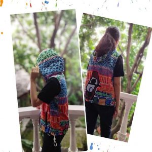 Cycling Vest "Mic" with Hoodie - PO Via Wa